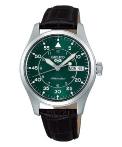 seiko 5 sports kelly green flieger suit style srpj89k1