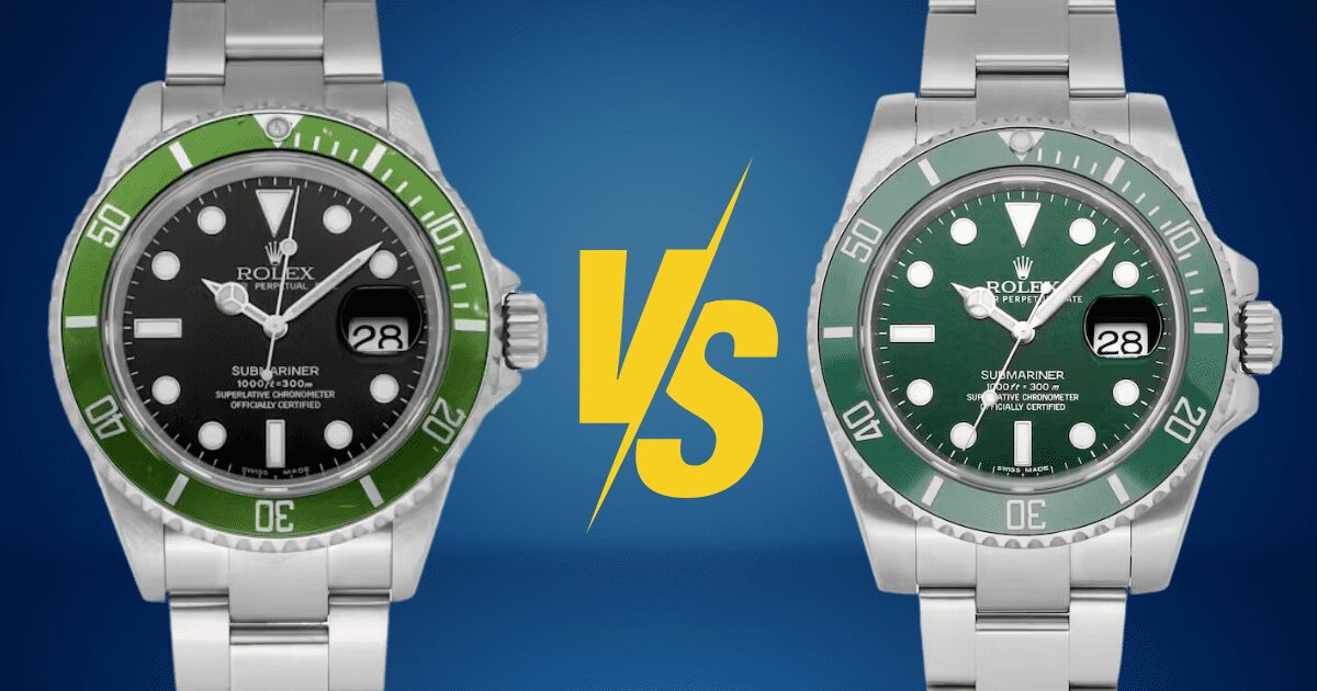 rolex kermit vs hulk