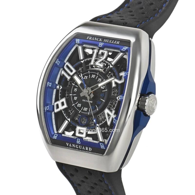 Franck Muller Vanguard Racing Skeleton V45Scdt Sqt Rcg Blue - Image 5