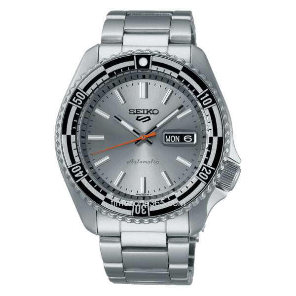 seiko 5 sports automatic silver dial men’s watch srpk09k1