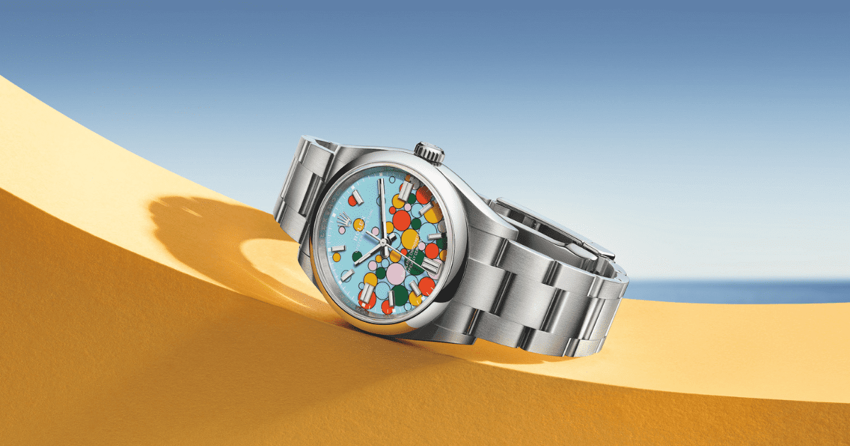 the rolex oyster perpetual celebration dial