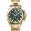 rolex daytona yellow gold 116508-0013 green