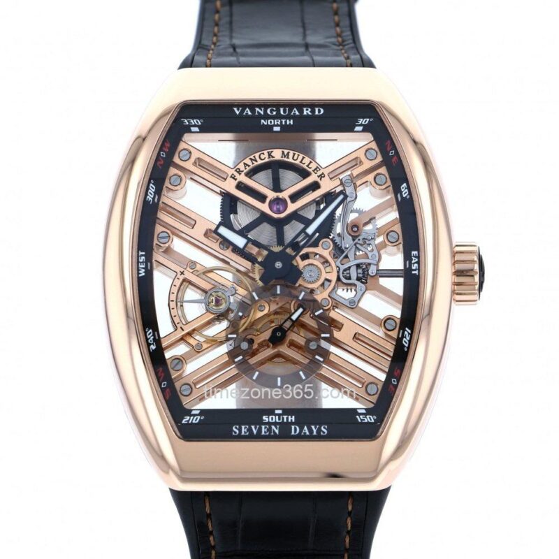 Franck Muller Vanguard 7 Days Power Reserve Skeleton V45S6Sqt5Nnrnr/Cr