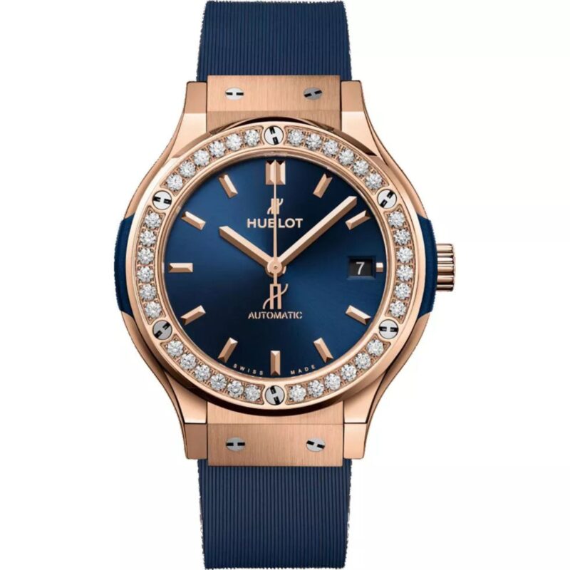 Hublot Classic Fusion King Gold Blue 38Mm 565.Ox.7180.Rx