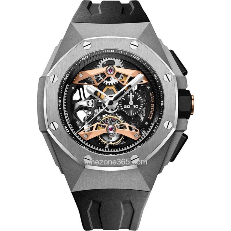 Audemars Piguet Royal Oak Concept Selfwinding Tourbillon Chronograph Openworked Limited Edition 44Mm 26612Ti.Oo.D002Ca.01