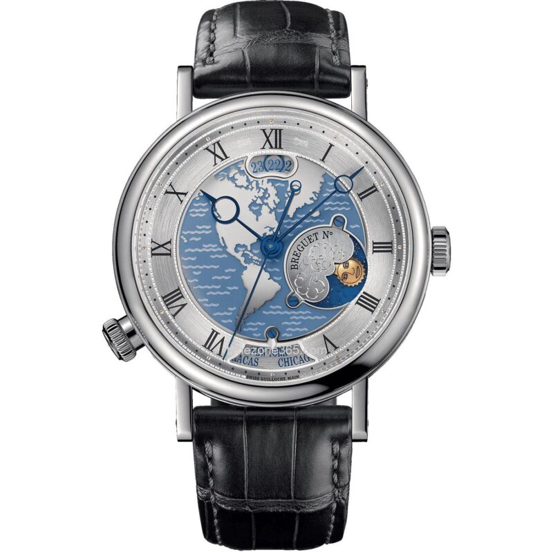 Breguet Classique Hora Mundi 43Mm 5717Pt/Us/9Zu