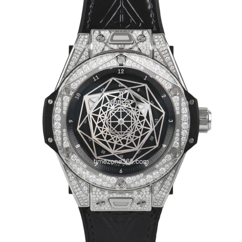 Hublot Big Bang One Click Sang Bleu Steel Pavé 39Mm 465.Ss.1117.Vr.1704.Mxm18