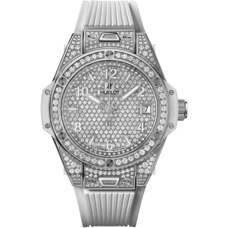 Hublot Big Bang One Click Steel White Full Pavé 39Mm 465.Se.9010.Rw.1604