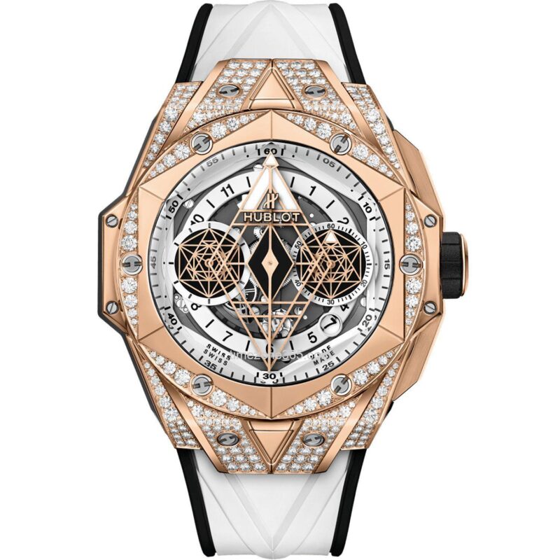 Hublot Big Bang Sang Bleu Ii King Gold White Pavé 45Mm 418.Ox.2001.Rx.1604.Mxm20