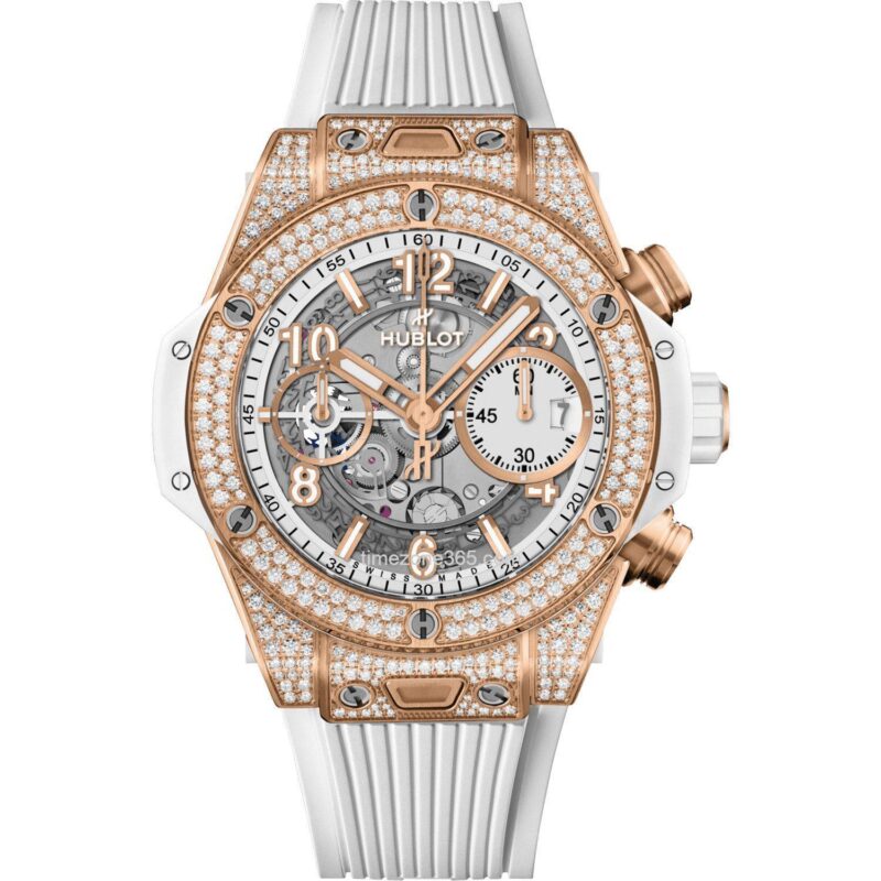 Hublot Big Bang Unico King Gold White Pavé 42Mm 441.Oe.2011.Rw.1704