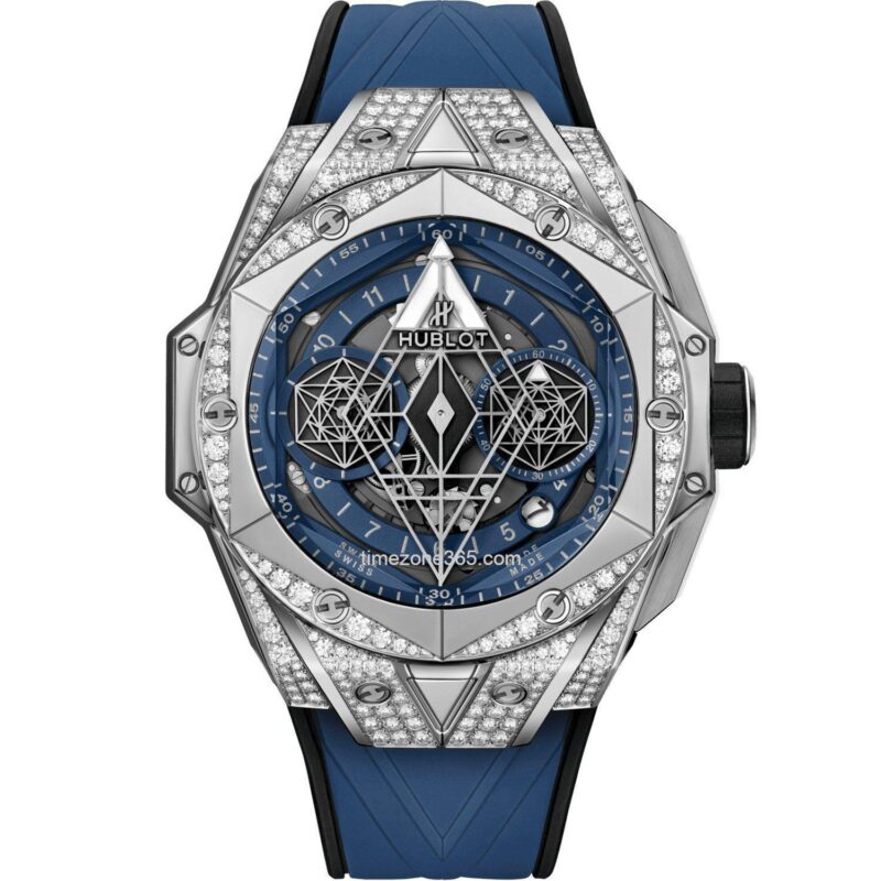 Hublot Big Bang Unico Sang Bleu Ii Titanium Blue Pavé 45Mm 418.Nx.5107.Rx.1604.Mxm20