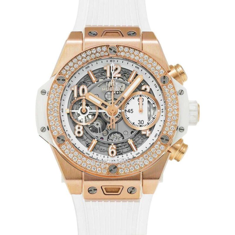 Hublot Big Bang Unico White King Gold Diamonds 42Mm 441.Oe.2010.Rw.1104