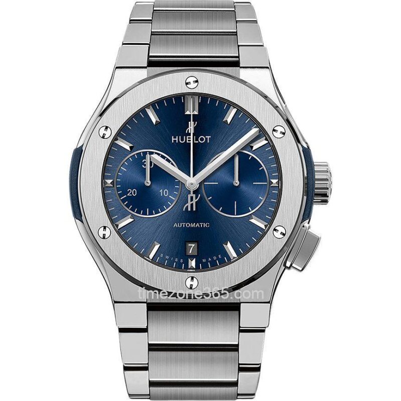 Hublot Classic Fusion Chronograph Blue Titanium Bracelet 45Mm 520.Nx.7170.Nx