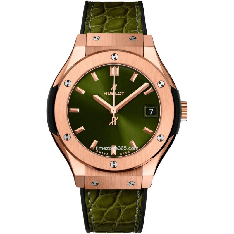 Hublot Classic Fusion King Gold Green 33Mm 581.Ox.8980.Lr