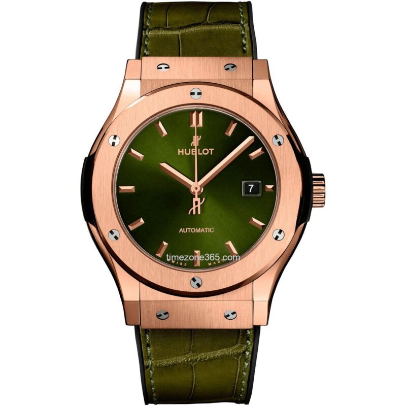 Hublot Classic Fusion King Gold Green 42Mm 542.Ox.8980.Lr