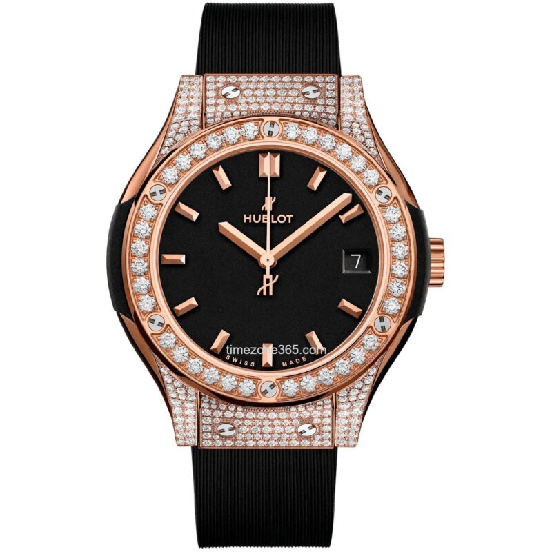 Hublot Classic Fusion King Gold Pavé 33Mm 581.Ox.1181.Rx.1704