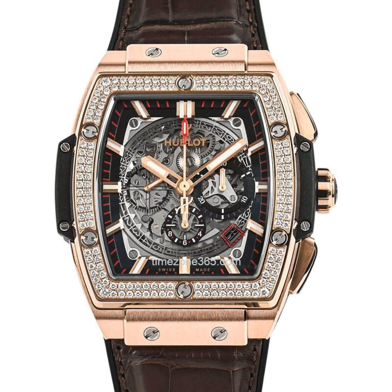 Hublot Spirit Of Big Bang King Gold Diamonds 45Mm 601.Ox.0183.Lr.1104