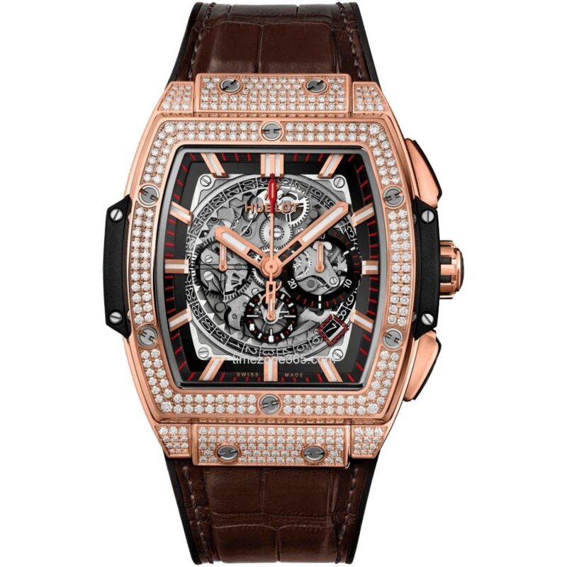 Hublot Spirit Of Big Bang King Gold Pave 42Mm 641.Ox.0183.Lr.1704