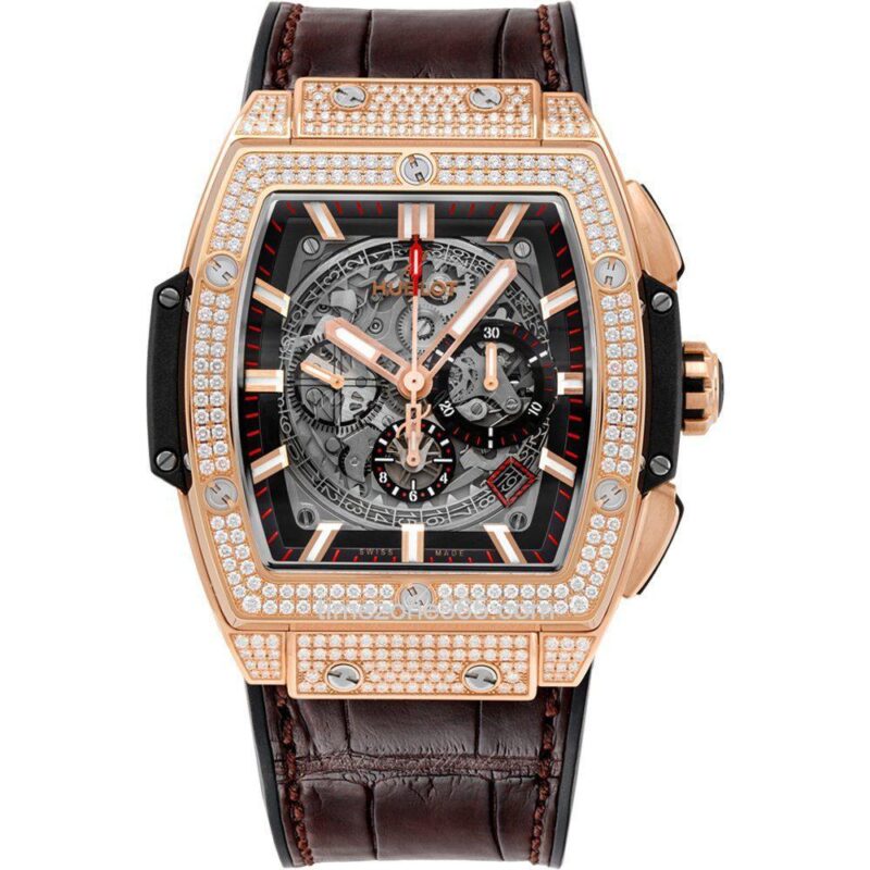 Hublot Spirit Of Big Bang King Gold Pave 45Mm 601.Ox.0183.Lr.1704