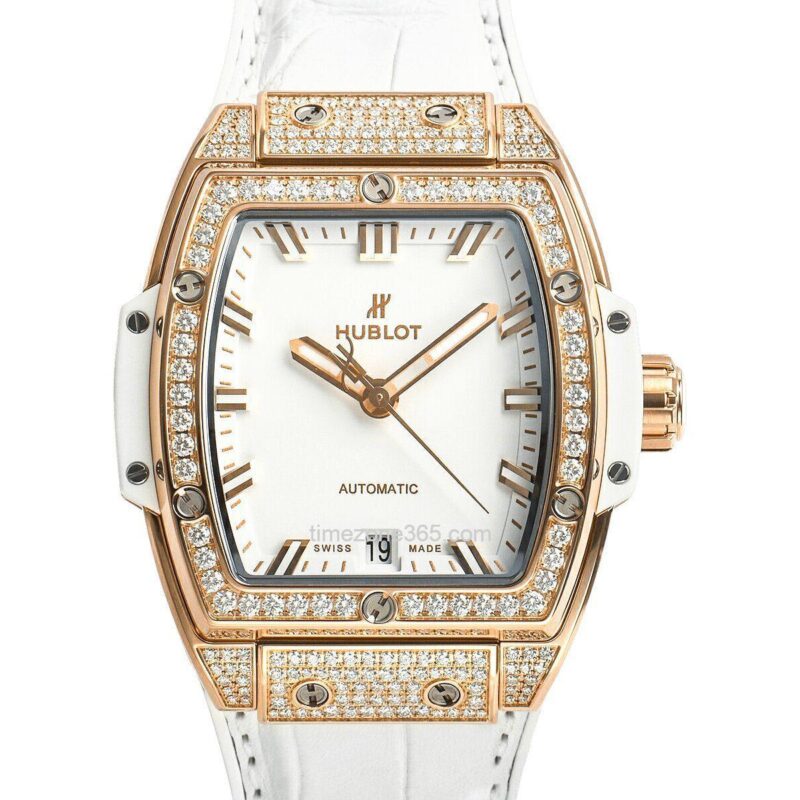 Hublot Spirit Of Big Bang King Gold White Pave 39Mm 665.Oe.2080.Lr.1604