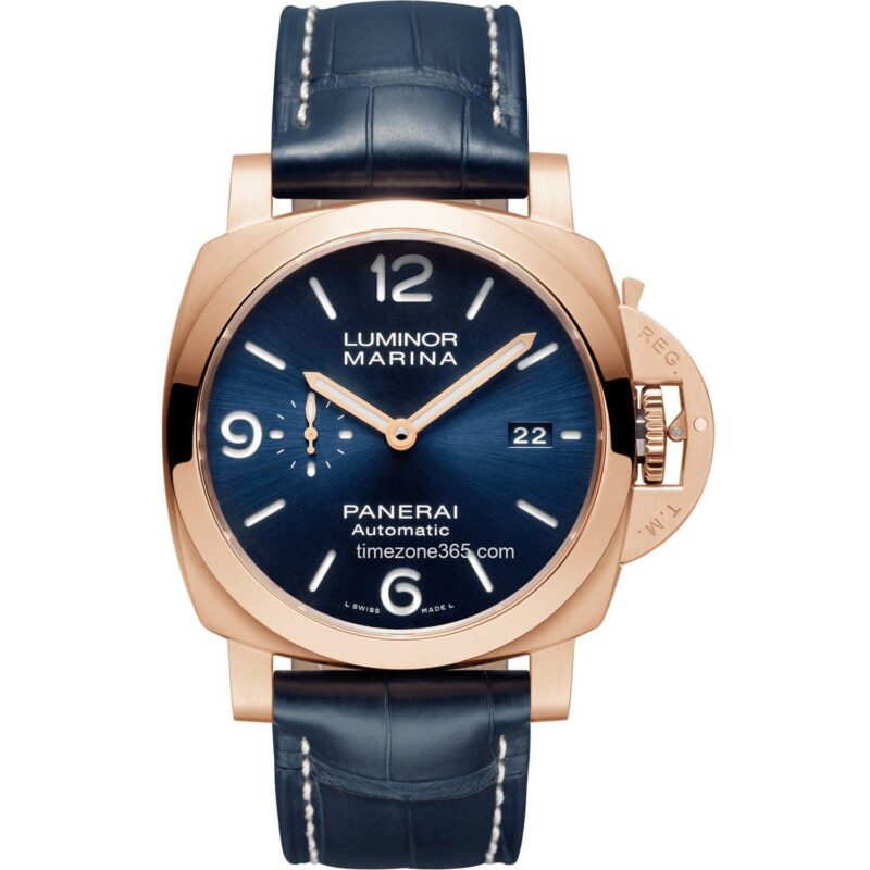 Panerai Luminor Marina Goldtech Sole Blu 44Mm Pam01112