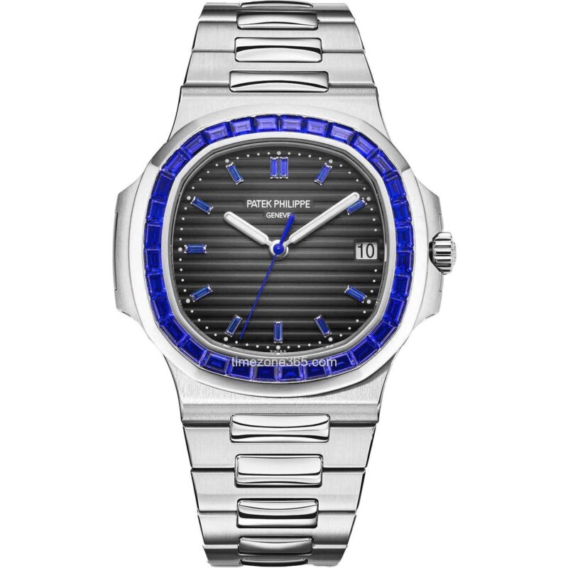 Patek Philippe Nautilus Platinum Sapphires 40.5Mm 5711/111P-001