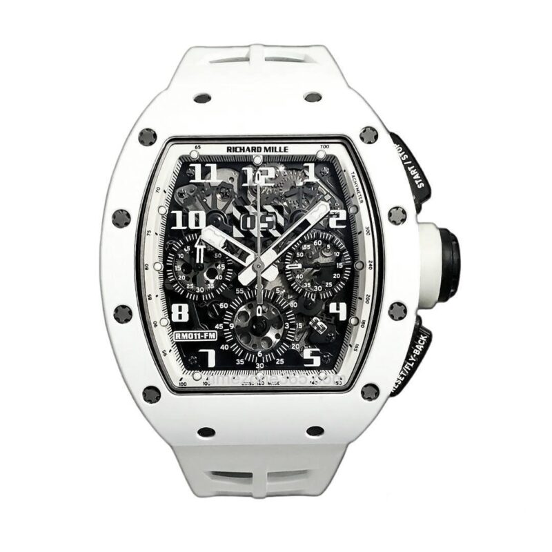 Richard Mille Rm011 Automatic Flyback Chronograph Felipe Massa White Ghost America Limited Edition  – Rm011 Ao Ca Atz Usa N3 White Ghost