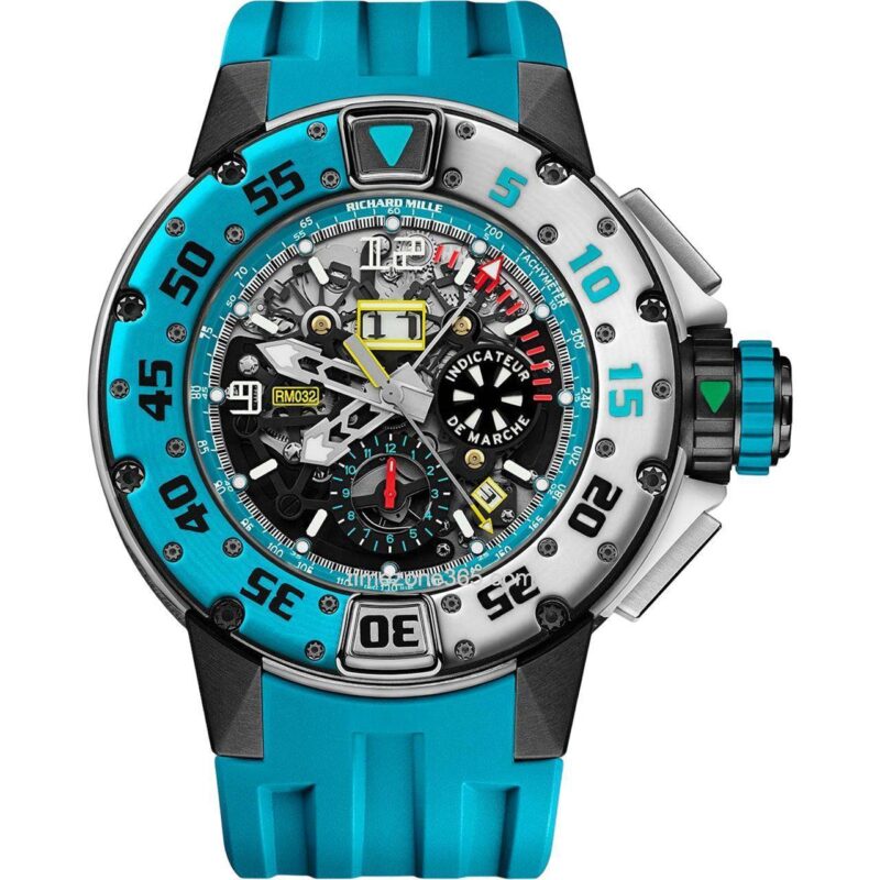 Richard Mille Rm032 Automatic Winding Flyback Chronograph Les Voiles De Saint Barth Limited Edition  – Rm032 Fq Ca