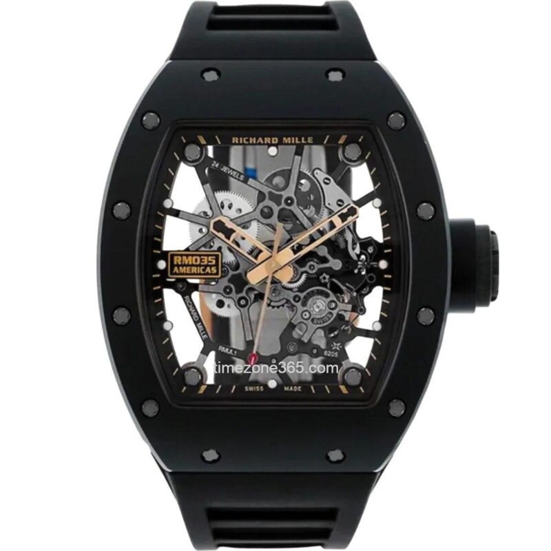 Richard Mille Rm035 Americas Black Toro Limited Edition  – Rm035 Rg Tzp