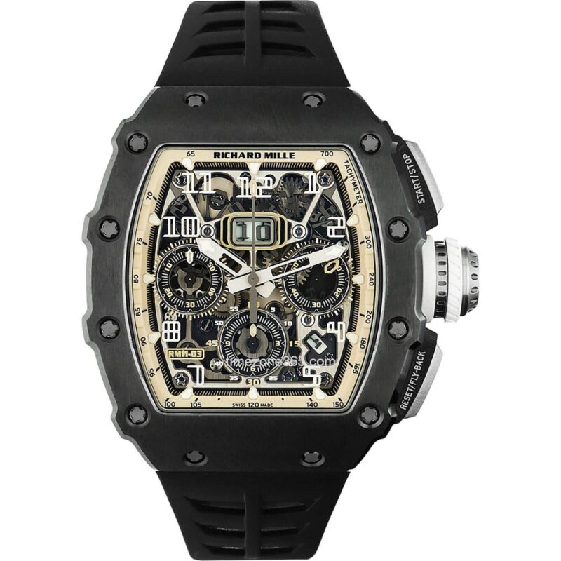 Richard Mille Rm11 03 Automatic Flyback Chronograph The Last Black Edition  – Rm11 03 Ti Tzp