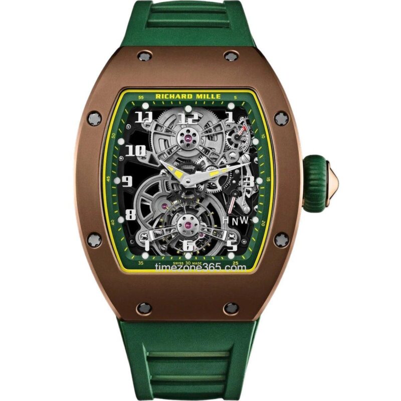 Richard Mille Rm17 01 Manual Winding Tourbillon Brown Cermet Limited Edition  – Rm17 01 Rg Ce B