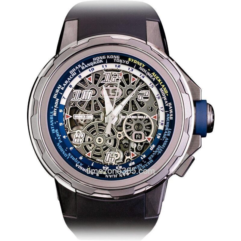 Richard Mille Rm63 02 Automatic Winding Worldtimer Limited Edition 47Mm  – Rm63 02 Ti