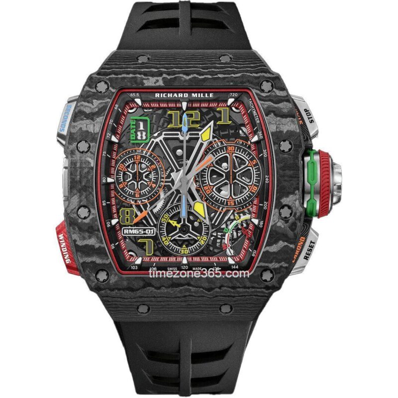 Richard Mille Rm 65-01 Automatic Split-Seconds Chronograph Carbon Tpt