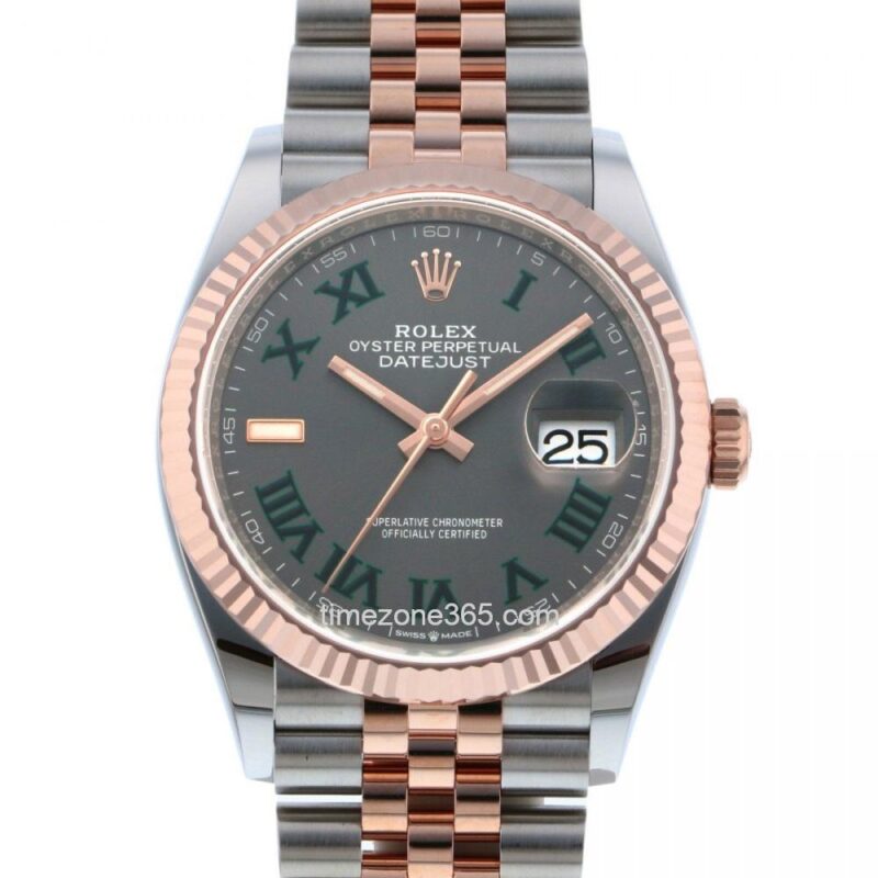 Rolex Datejust 36Mm 126231 Slate Roman Jubilee