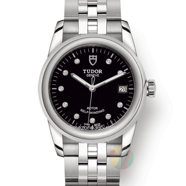 Tudor Glamor Date M55000-0008 Men 36mm