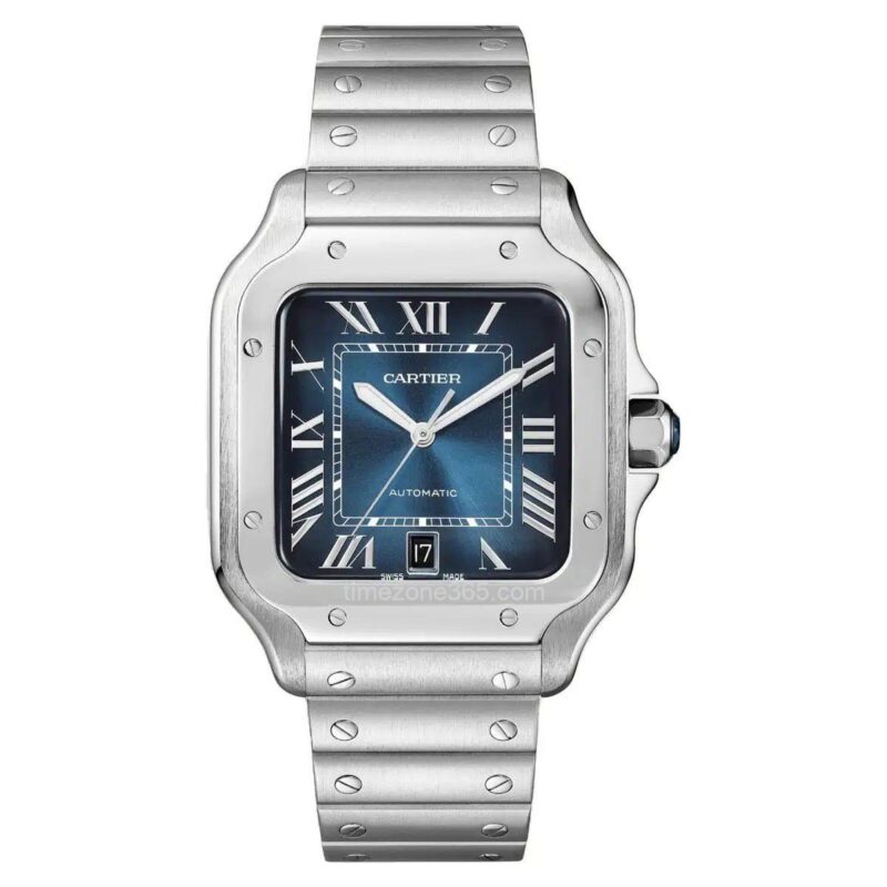 Cartier Wssa0030 Santos De Cartier Large Blue