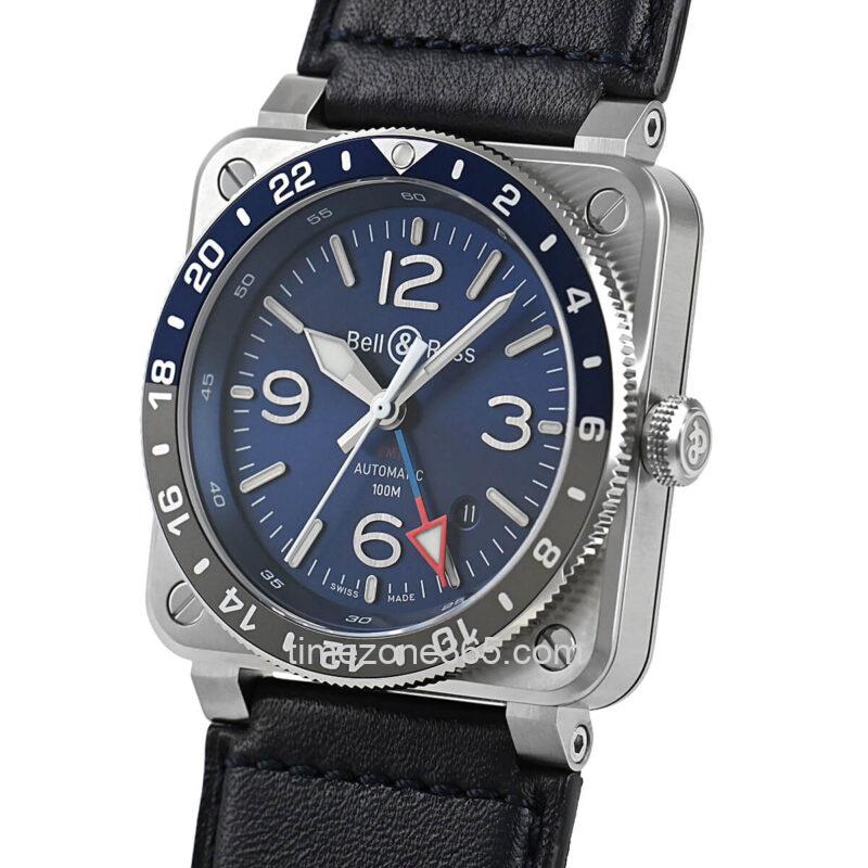 Bell & Ross BR 03-93 GMT Blue 42mm BR0393-BLU-ST/SCA - Image 2