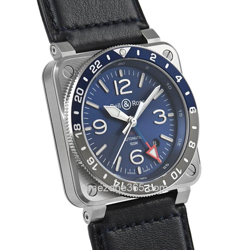 Bell & Ross BR 03-93 GMT Blue 42mm BR0393-BLU-ST/SCA - Image 3