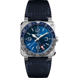 Bell & Ross BR 03-93 GMT Blue BR0393-BLU-ST/SCA