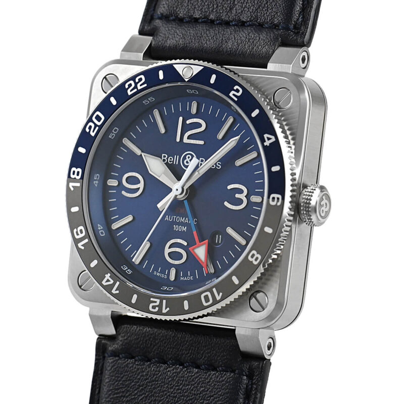 Bell & Ross Br 03-93 Gmt Blue Br0393-Blu-St/Sca - Image 2