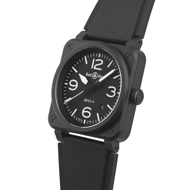 Bell & Ross Br 03 Black Matte Br03A-Bl-Ce/Srb - Image 2