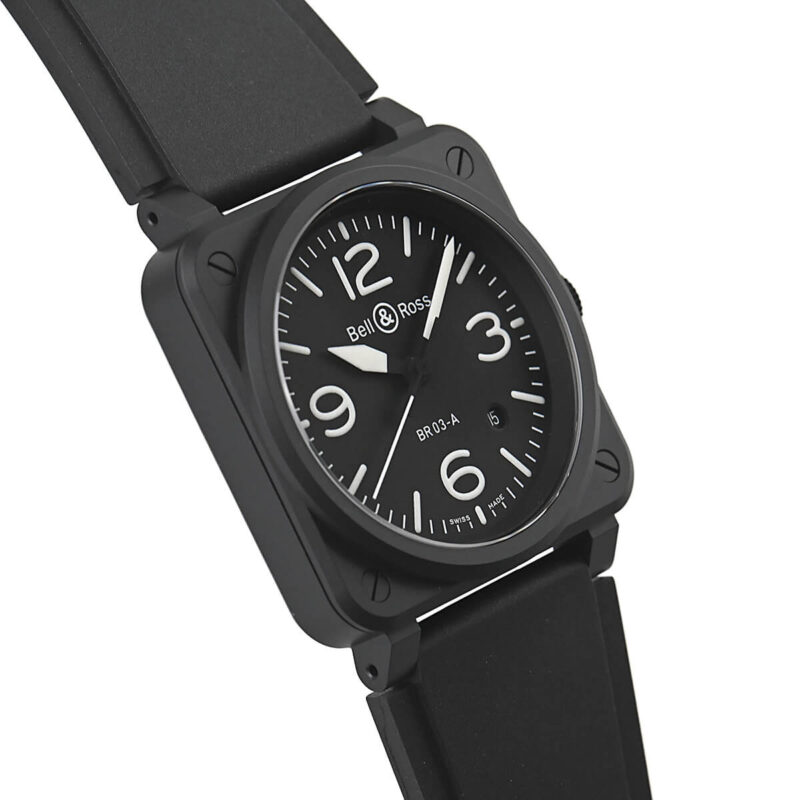 Bell & Ross Br 03 Black Matte Br03A-Bl-Ce/Srb - Image 3