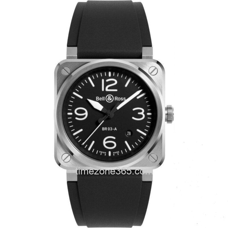 Bell & Ross BR 03 Black Steel 41mm BR03A-BL-ST/SRB