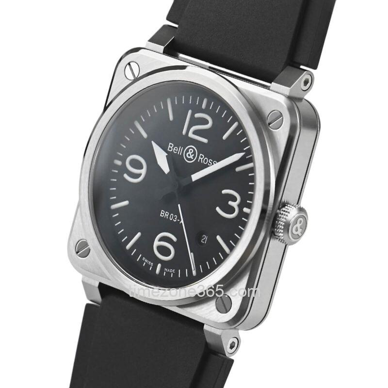 Bell & Ross BR 03 Black Steel 41mm BR03A-BL-ST/SRB - Image 2