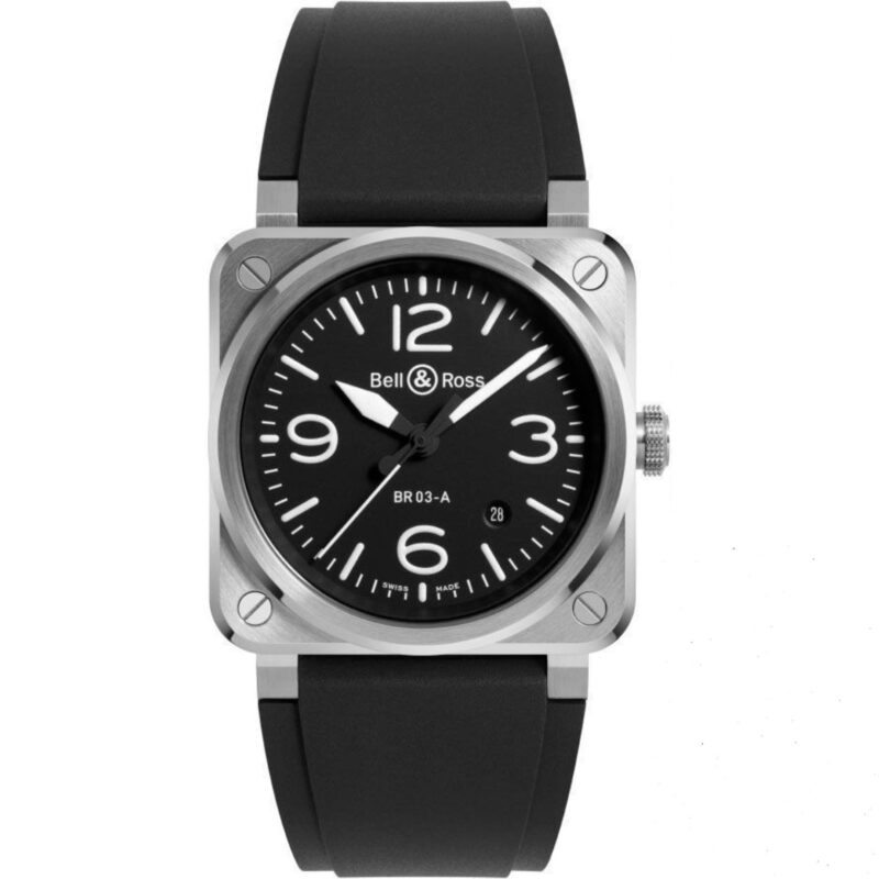 Bell & Ross BR 03 Black Steel BR03A-BL-ST/SRB