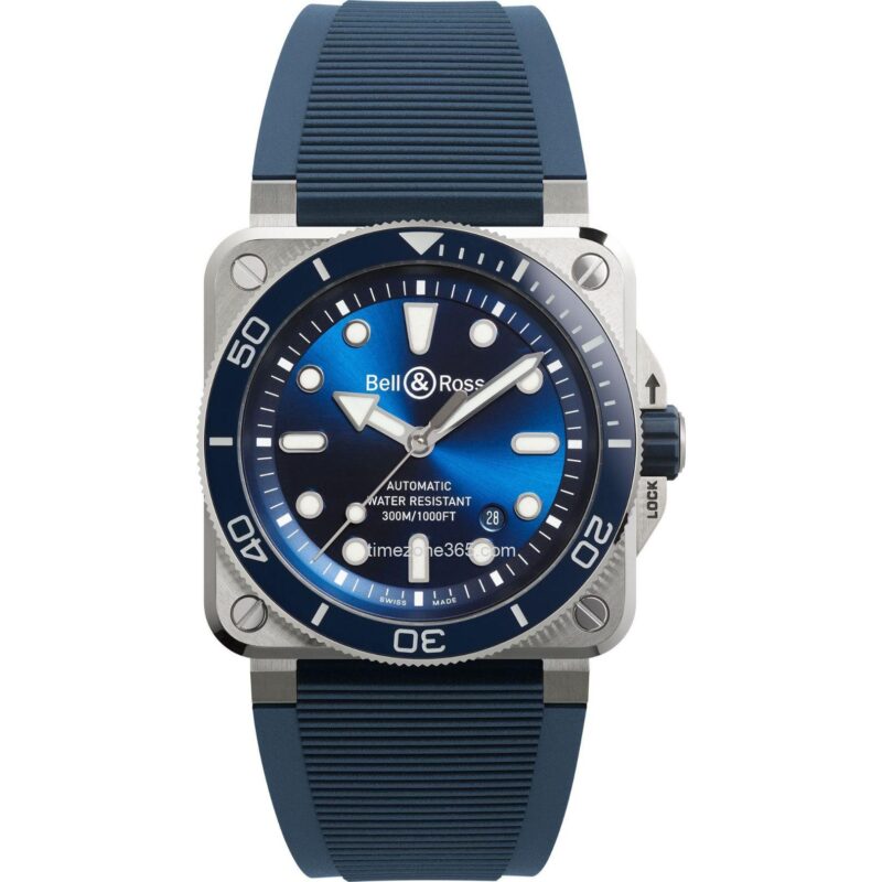 Bell & Ross BR 03 Diver Blue Steel BR03A-D-BLU-ST/SRB