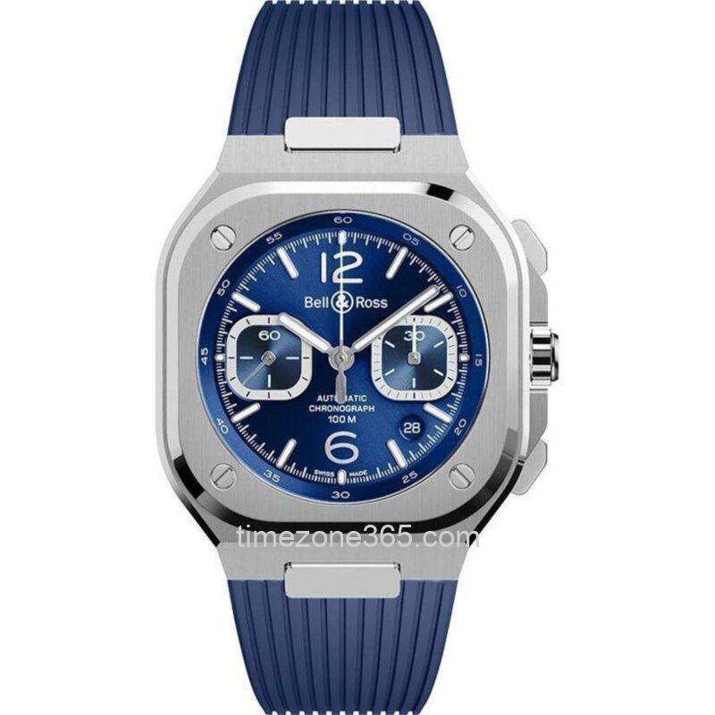 Bell & Ross BR 05 Chrono Blue Steel 42mm BR05C-BLU-ST/SRB