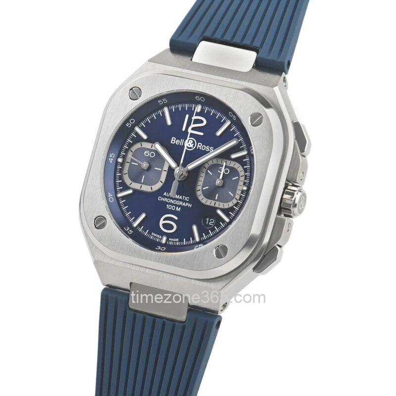 Bell & Ross BR 05 Chrono Blue Steel 42mm BR05C-BLU-ST/SRB - Image 2