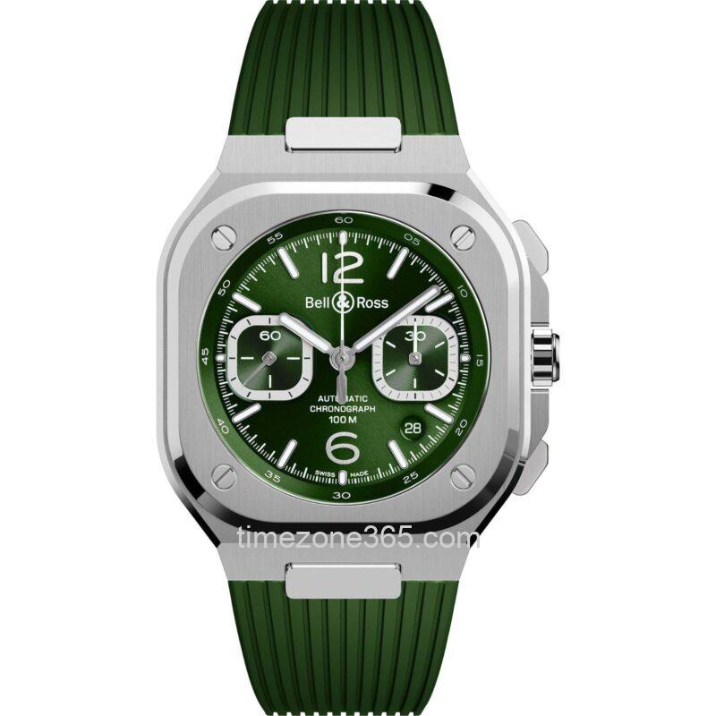 Bell & Ross BR 05 Chrono Green Steel 42mm BR05C-GN-ST/SRB