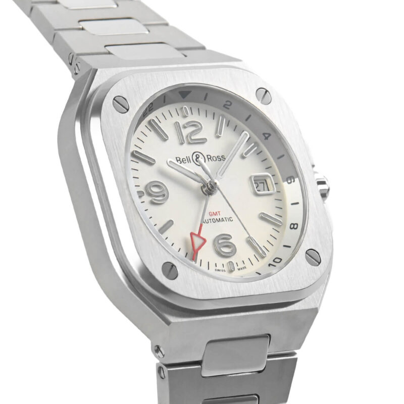 Bell & Ross Br 05 Gmt White Br05G-Si-St/Sst - Image 3